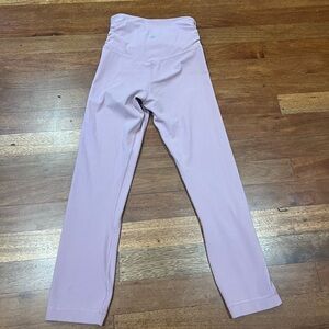 Light pink Lululemon leggings